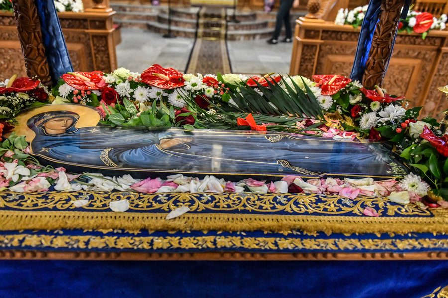 Με λαμπρότητα εορτάστηκε η Κοίμηση της Θεοτόκου στην Παναγίτσα Σερρών - video