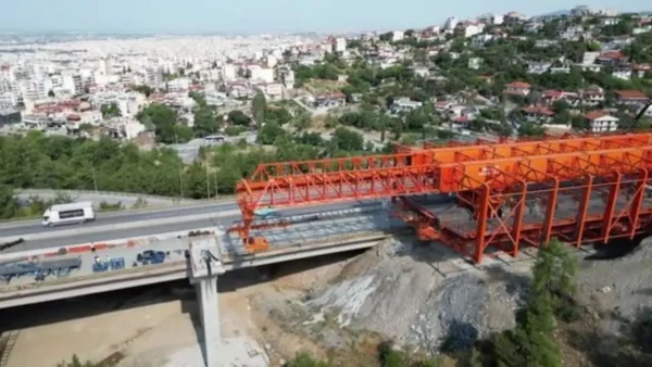 Θεσσαλονίκη: Το Flyover από ψηλά - Πλάνα των εργασιών από Drone