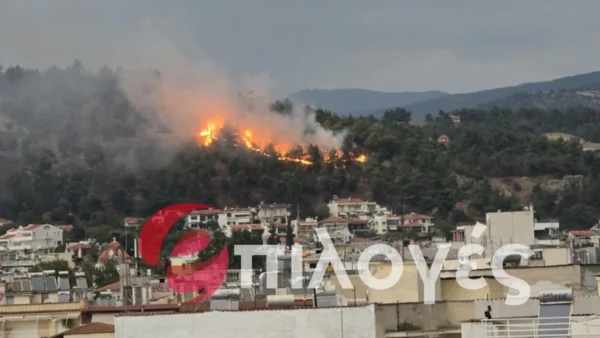 Σέρρες: Φωτιά τώρα στον Κουλά