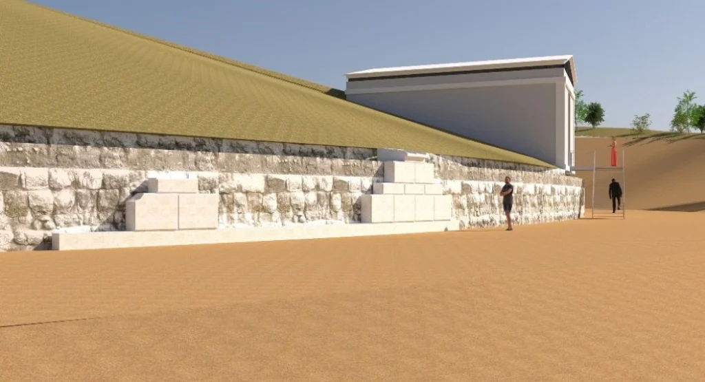 Αμφίπολη: Πώς θα διαμορφωθεί ο εκθεσιακός χώρος στον Τύμβο Καστά