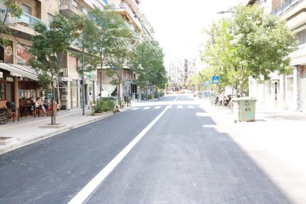 Σέρρες: Παραδόθηκε σε κυκλοφορία η οδός Μεγάλου Αλεξάνδρου