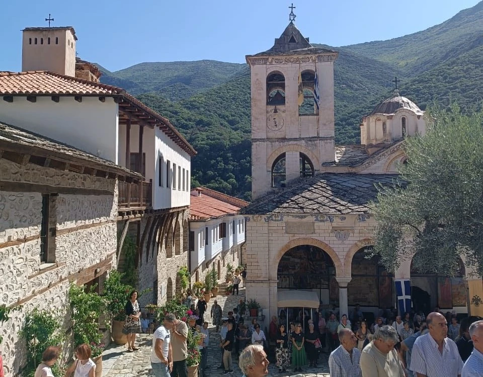 Λαμπρός ο εορτασμός στην Ιερά Μονή Τιμίου Προδρόμου Σερρών - video