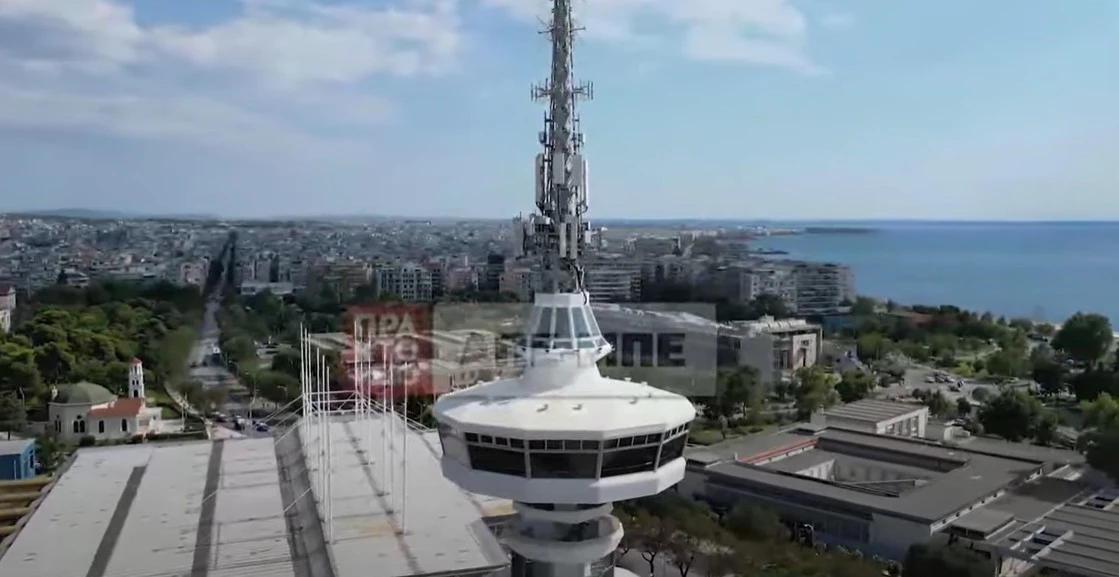 Δείτε βίντεο: Με ανανεωμένη όψη στην 89η ΔΕΘ ο Πύργος του ΟΤΕ 