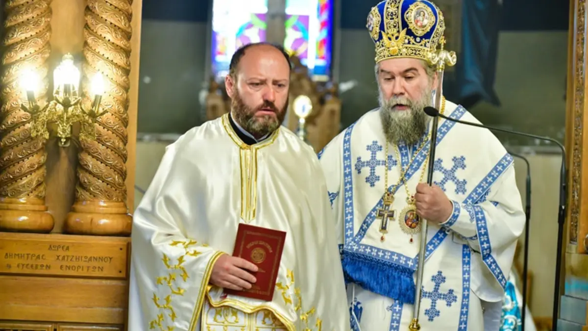 O Σερρών Θεολόγος χειροτόνησε ιερέα τον Θεοδόσιο Δεληγιάννη στην Ευαγγελίστρια - φωτο