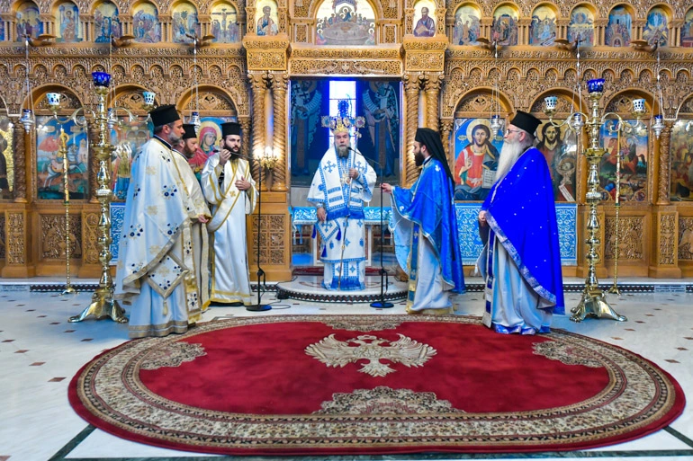 O Σερρών Θεολόγος χειροτόνησε ιερέα τον Θεοδόσιο Δεληγιάννη στην Ευαγγελίστρια - φωτο