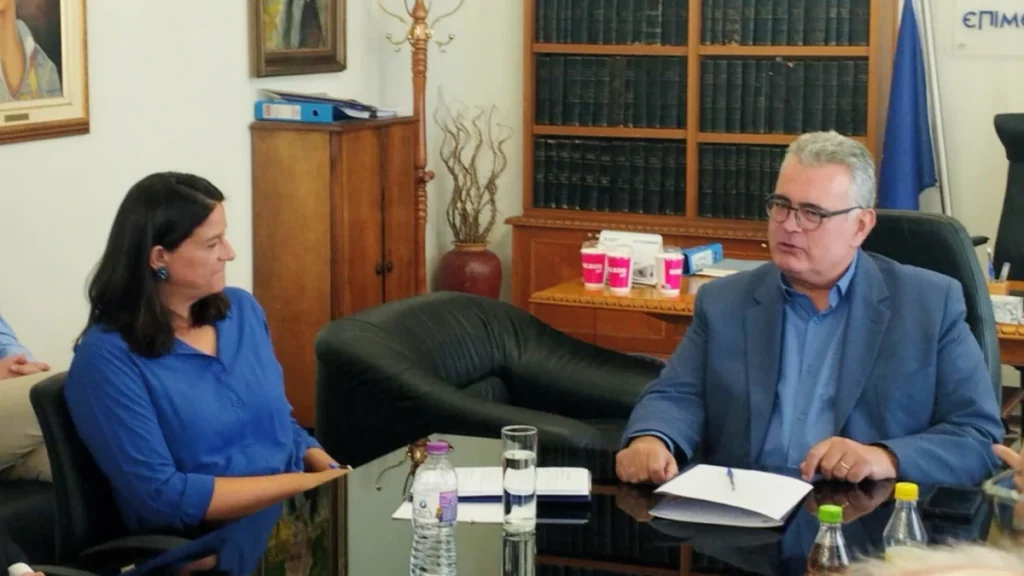 Η Νίκη Κεραμέως στο Επιμελητήριο Σερρών - Προτάσεις για εργασιακά ζητήματα των επιχειρήσεων από τον Αθ. Μαλλιαρά