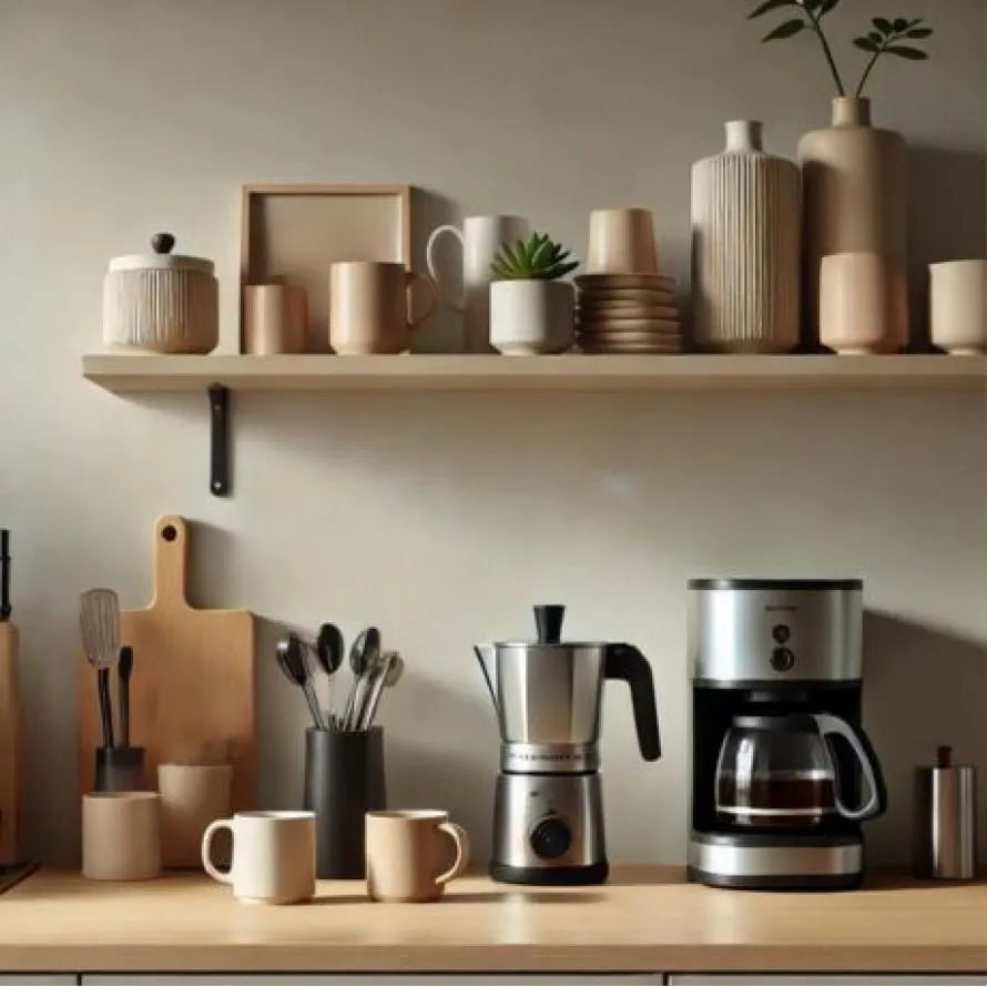 Μικρή κουζίνα, μεγάλες ιδέες: Έξυπνες λύσεις αποθήκευσης χωρίς ντουλάπια!