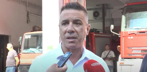 Στις Σέρρες ο πρόεδρος της Πανελλήνιας Ομοσπονδίας Ενώσεων Υπαλλήλων του Πυροσβεστικού Σώματος, Νίκος Λαυράνος - video