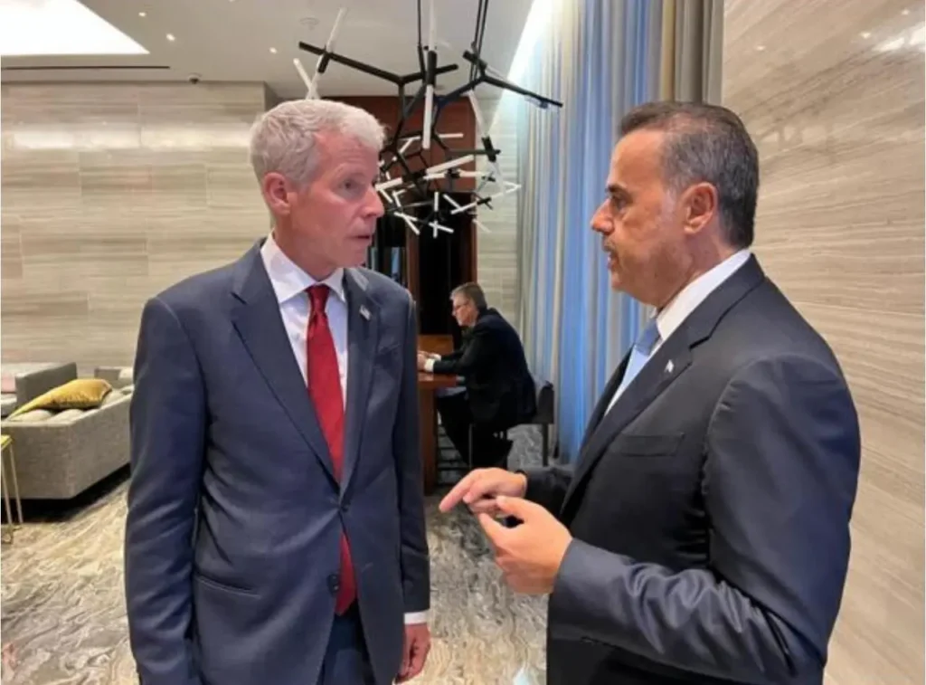 Συνάντηση Παπασταύρου με Chris Wright στη Νέα Υόρκη