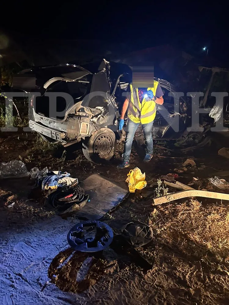 Σοκάρουν οι εικόνες από το θανατηφόρο τροχαίο δυστύχημα στον δήμο Παγγαίου