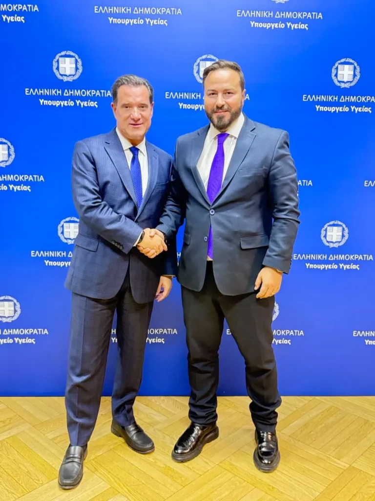 Συνάντηση εργασίας του Διαμαντή Γκολιδάκη με την Υπουργό Υγείας  Άδωνι Γεωργιάδη