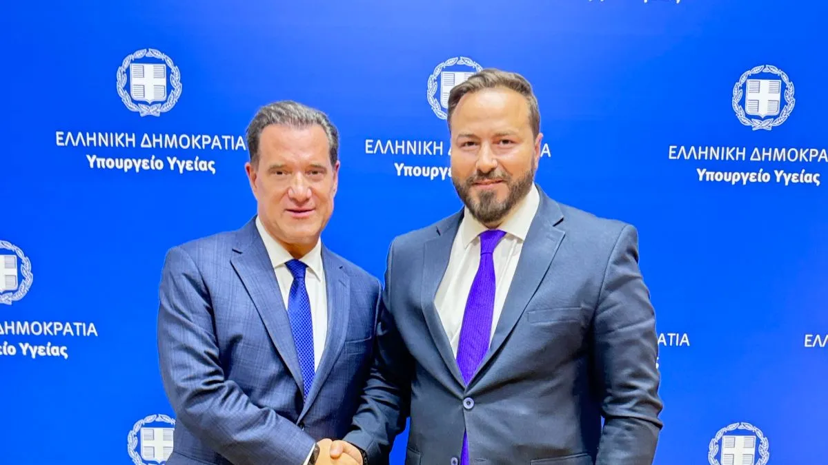 Συνάντηση εργασίας του Διαμαντή Γκολιδάκη με την Υπουργό Υγείας  Άδωνι Γεωργιάδη