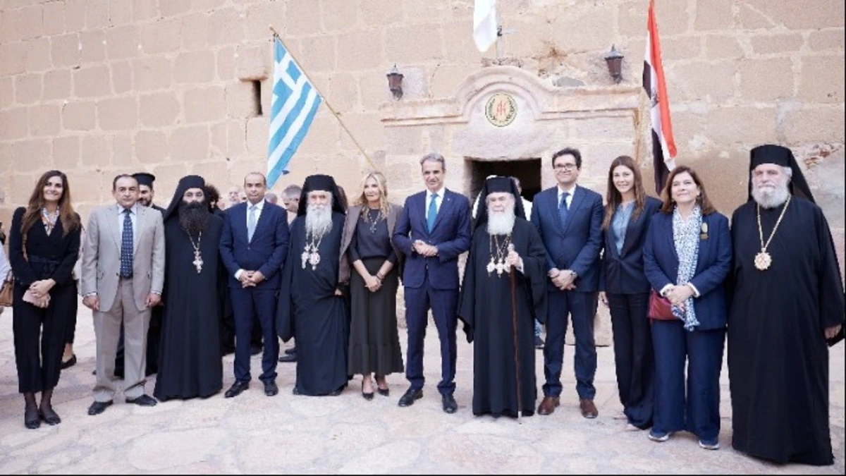 Ο Κ.Μητσοτάκης στην ενθρόνιση του νέου Αρχιεπισκόπου Σινά, κ. Συμεών - «Εθνικό καθήκον μας το ενδιαφέρον για τη Μονή»