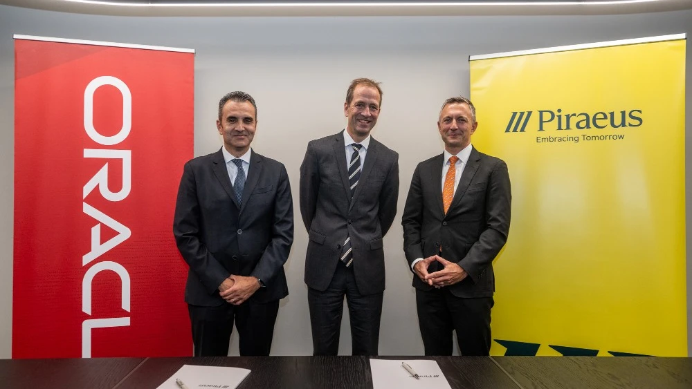 Η Πειραιώς και η Oracle ανακοινώνουν την επέκταση της στρατηγικής τους συνεργασίας με την υπογραφή νέου Μνημονίου Συνεργασίας (MoU).