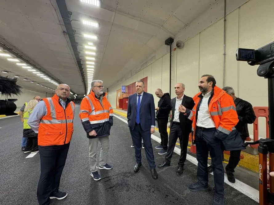 Παραδίδεται η αναβαθμισμένη Σήραγγα Κατερίνης με τεχνολογία αιχμής και κορυφαία πρότυπα ασφάλειας