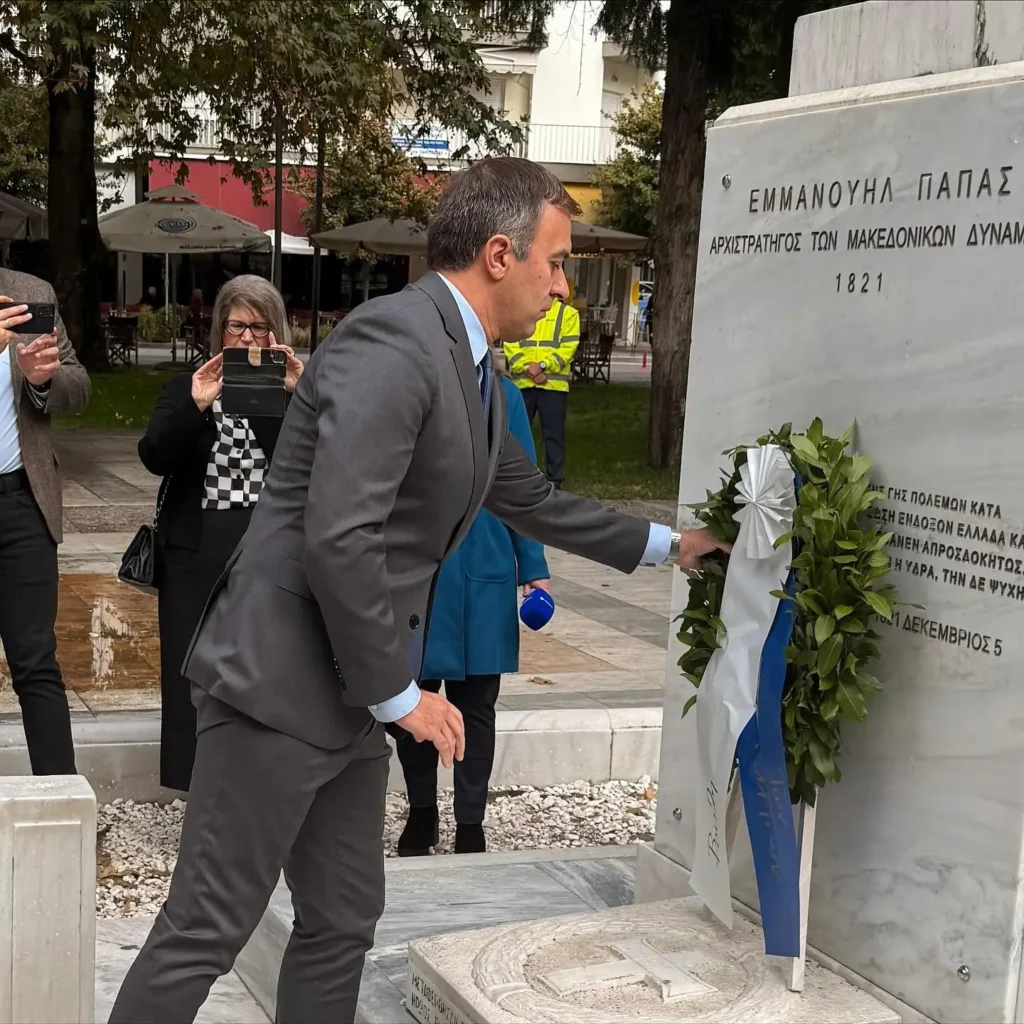 Ο Τάσος Χατζηβασιλείου εκπρόσωπος της Βουλής στις εκδηλώσεις για την Ημέρα του Μακεδονικού Αγώνα