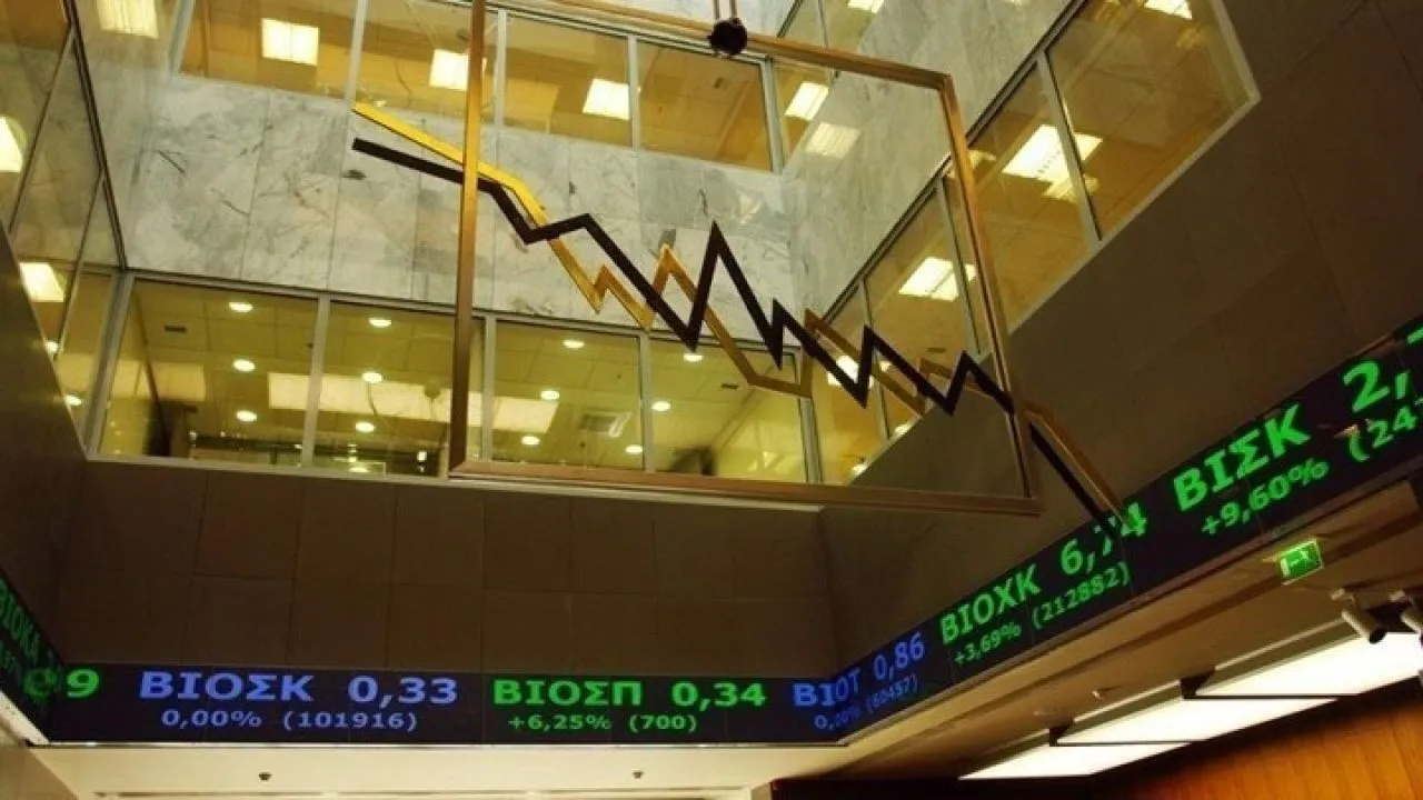 Χρηματιστήριο: Ισχυρή πτώση 2,54%, απώλειες 4,42% στις τράπεζες