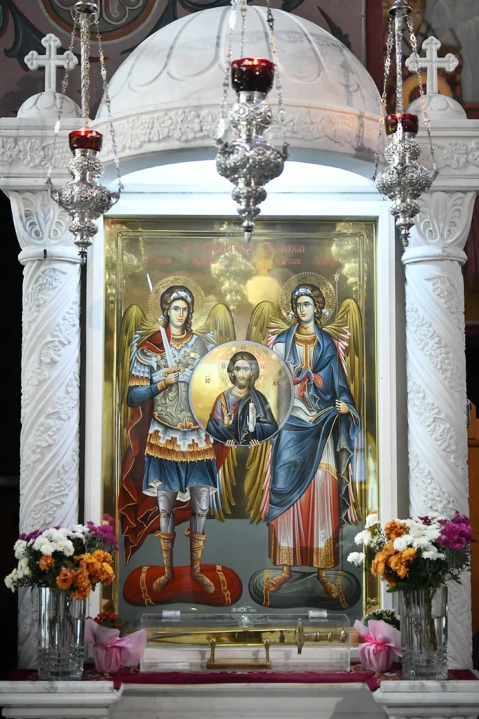 Σέρρες: Υποδοχή του Ιερού Λειψάνου του Οσίου Παταπίου στον ιερό Μητροπολιτικό Ναό Παμμεγίστων Ταξιαρχών