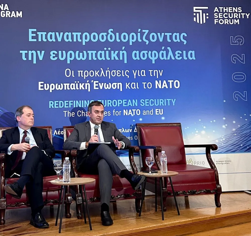 Χατζηβασιλείου στο Athens Security Forum: Η Ευρώπη χρειάζεται Υψηλή Στρατηγική - Να αναλάβει διεθνώς πρωταγωνιστικό ρόλο ως αυτόνομος πόλος
