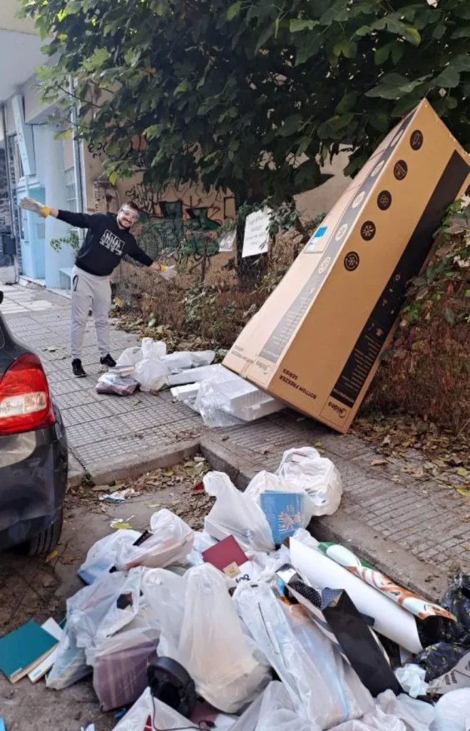 Δήμος Θεσσαλονίκης και Cleaningans γέμισαν πέντε φορτηγά με ογκώδη μέσα σε 90 λεπτά