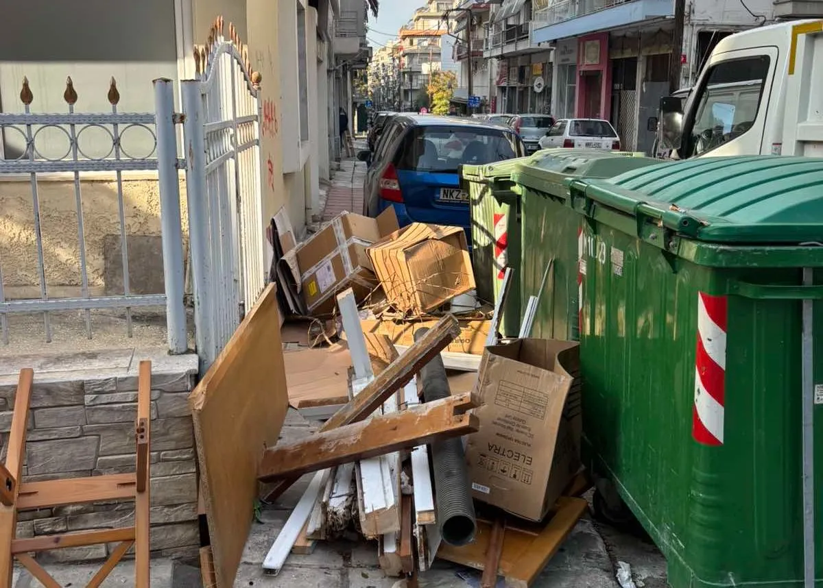 Δήμος Θεσσαλονίκης και Cleaningans γέμισαν πέντε φορτηγά με ογκώδη μέσα σε 90 λεπτά
