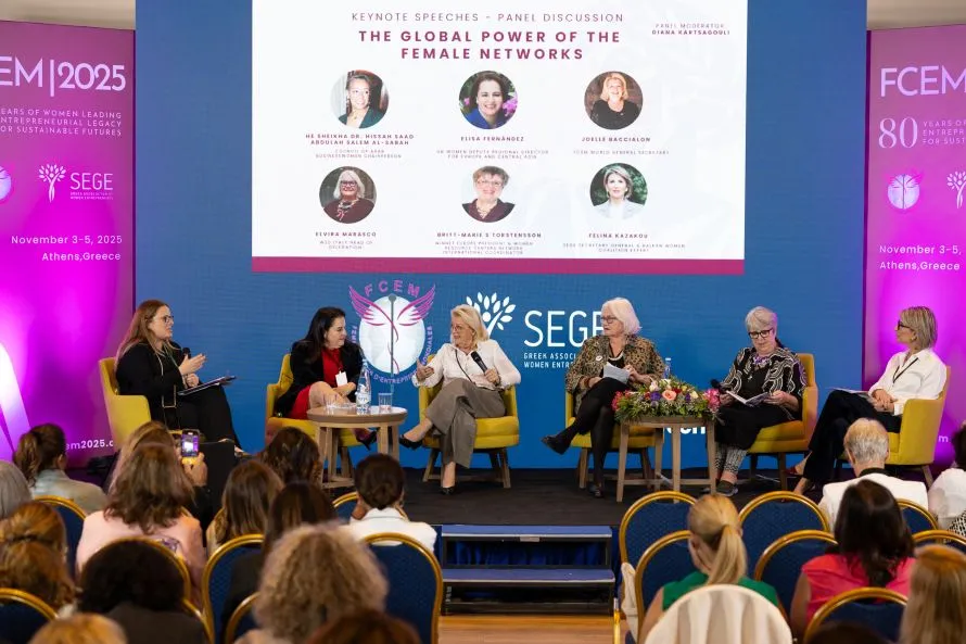 Η Αθήνα στο επίκεντρο της παγκόσμιας γυναικείας επιχειρηματικότητας-Εντυπωσιακή έναρξη του FCEM World Congress 2025