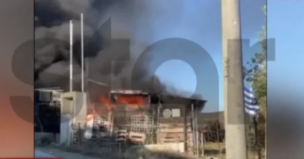 Καβάλα: Δραματική διάσωση ηλικιωμένου από φλεγόμενο τροχόπιστο – Φώναζε “καίγομαι”