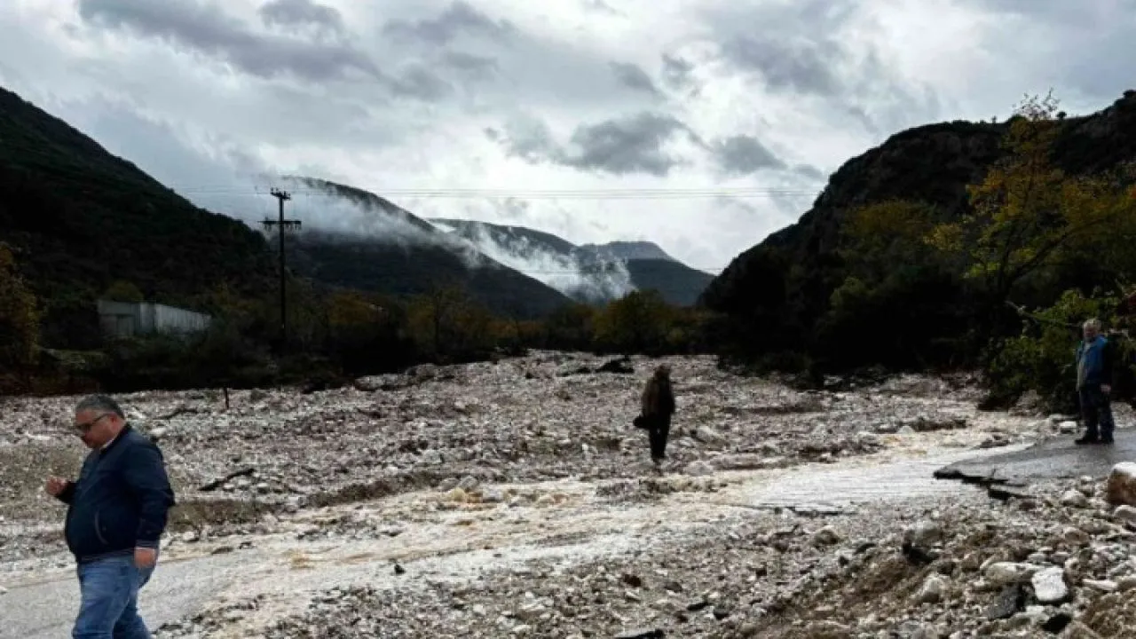 Στις πληγείσες από την κακοκαιρία περιοχές της Ηπείρου, ο Β. Σπανάκης