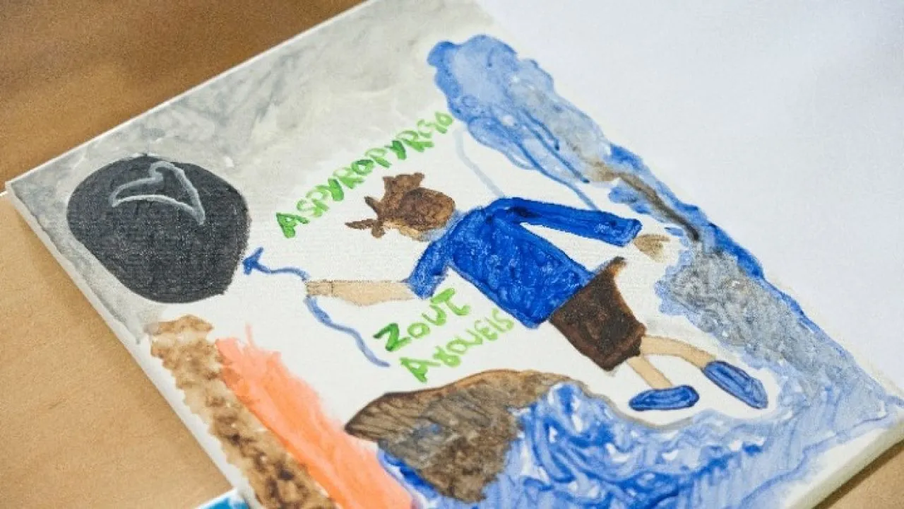 Οι πλανήτες των δικαιωμάτων των παιδιών και άλλα εικαστικά έργα σε έκθεση από ασυνόδευτους ανήλικους