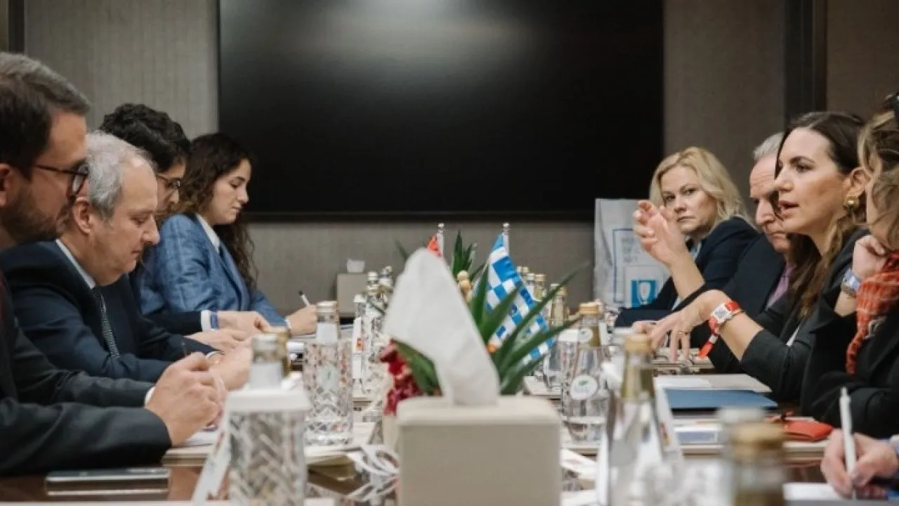 Υπ. Τουρισμού: Οι συναντήσεις της Όλ. Κεφαλογιάννη στο περιθώριο της ΓΣ του Παγκόσμιου Οργανισμού Τουρισμού που διεξάγεται στο Ριάντ