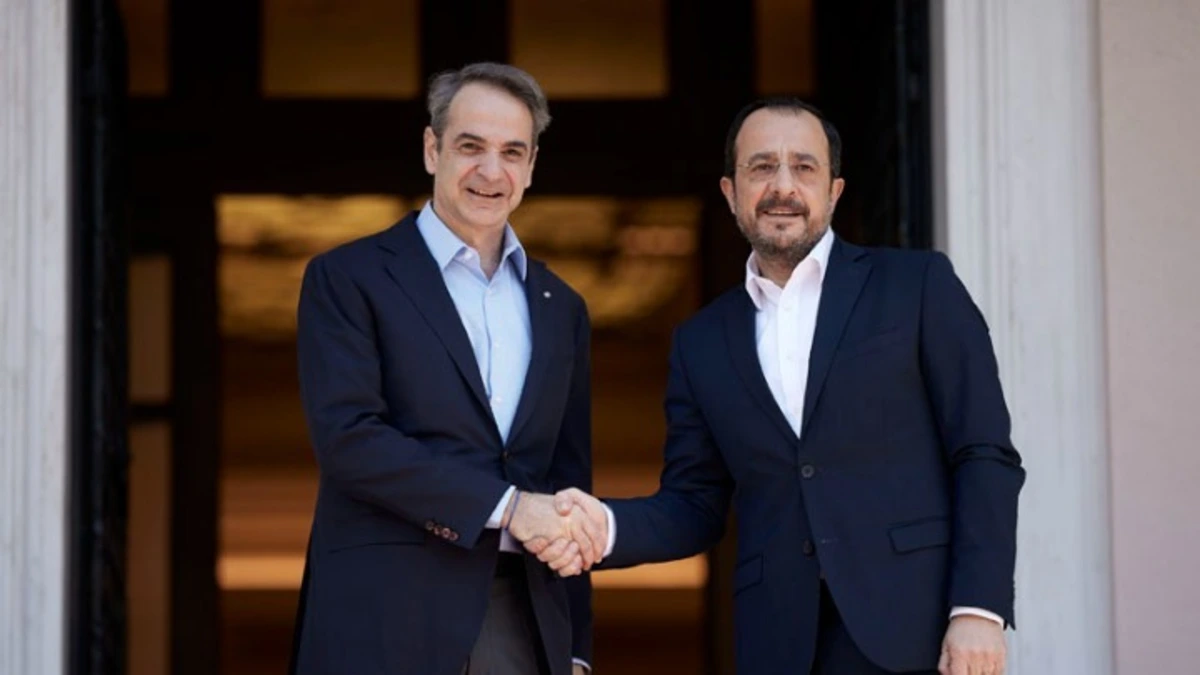 Συνάντηση Κυρ. Μητσοτάκη - Ν. Χριστοδουλίδη και συνεδρίαση της 3ης Διακυβερνητικής Συνόδου Κύπρου-Ελλάδας