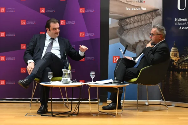 Κυριάκος Πιερρακάκης στο LSE: «Είμαι αισιόδοξος για τις προοπτικές της ελληνικής οικονομίας»