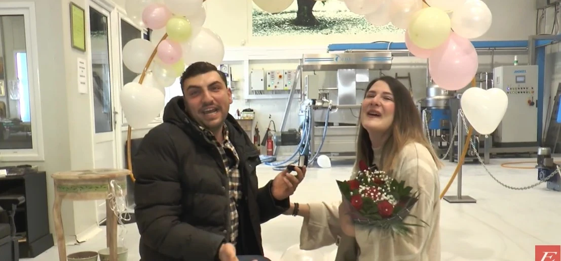 Σέρρες - Πρόταση γάμου: Του είπε το μεγάλο "ναι" μέσα στο άρωμα του ελαιόλαδου - Video