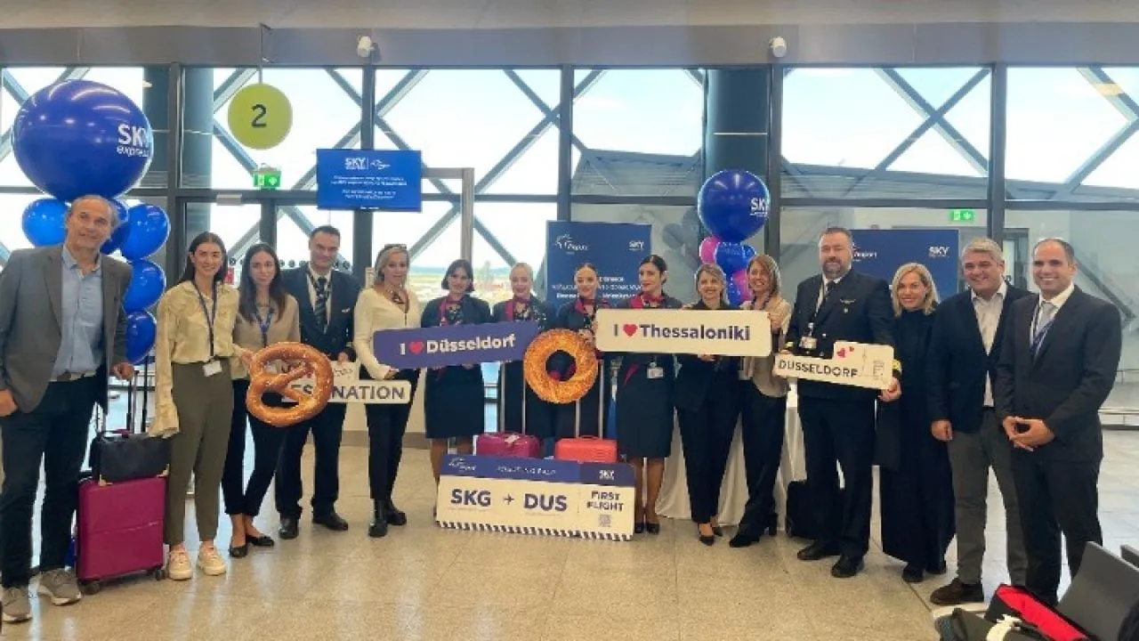 Η SKY express συνδέει τη Θεσσαλονίκη με το Ντίσελντορφ