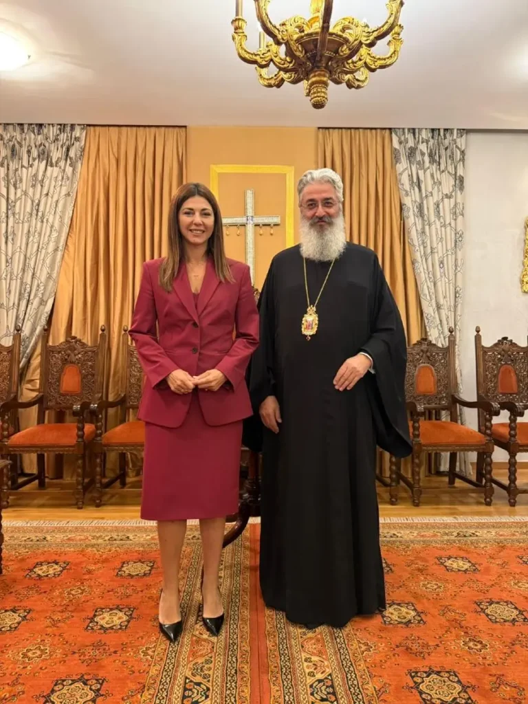 Συναντήσεις της υπουργού Παιδείας Σοφίας Ζαχαράκη με τον δήμαρχο και τον Μητροπολίτη Αλεξανδρούπολης