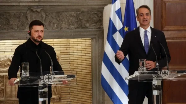 Οι τελευταίες εξελίξεις στην Ουκρανία στο επίκεντρο της συνάντησης Μητσοτάκη - Ζελένσκι - Τι αναφέρει η κοινή δήλωση των δύο ηγετών