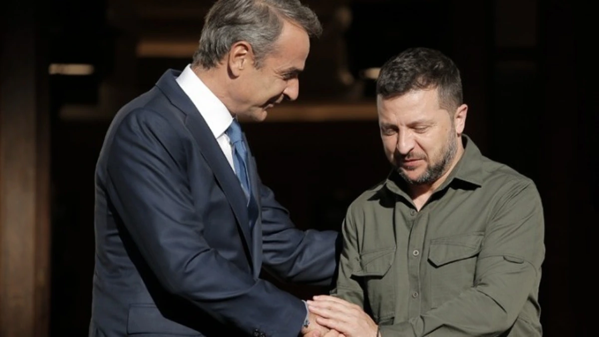 Στην Αθήνα ο Ζελένσκι - Στις 13:45 η συνάντηση με τον Κυρ. Μητσοτάκη