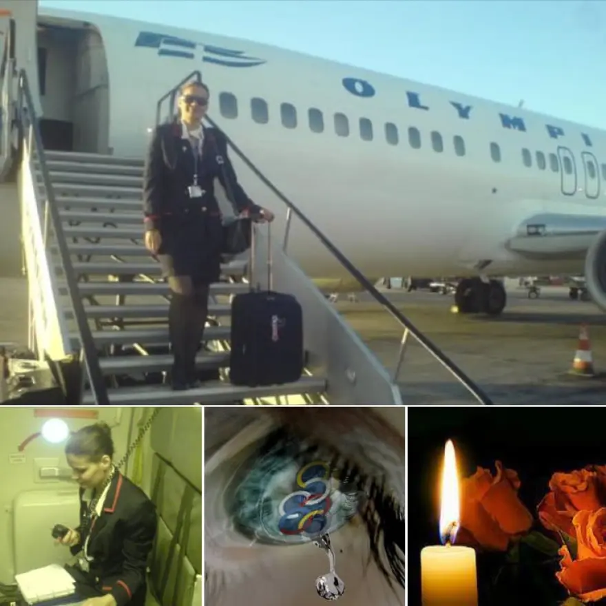 Θρήνος για την αεροσυνοδό Μαρία Παππά που χάθηκε στη συντριβή του Falcon 50 στην Άγκυρα