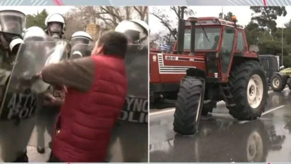 Eπεισόδια με τους αγρότες στη Θεσσαλονίκη - Προσπάθησαν να προσεγγίσουν τη διασταύρωση του αεροδρομίου