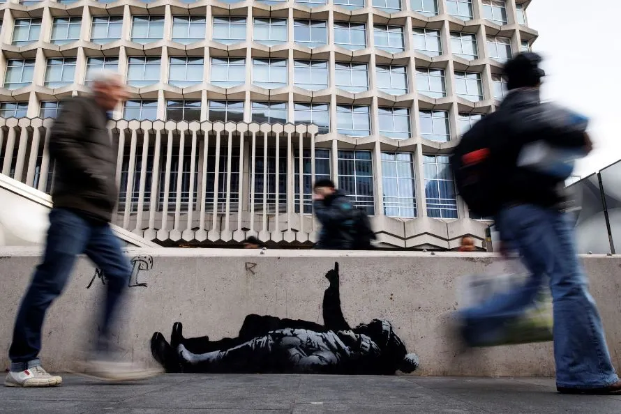 Νέο γκράφιτι του Banksy στο Λονδίνο