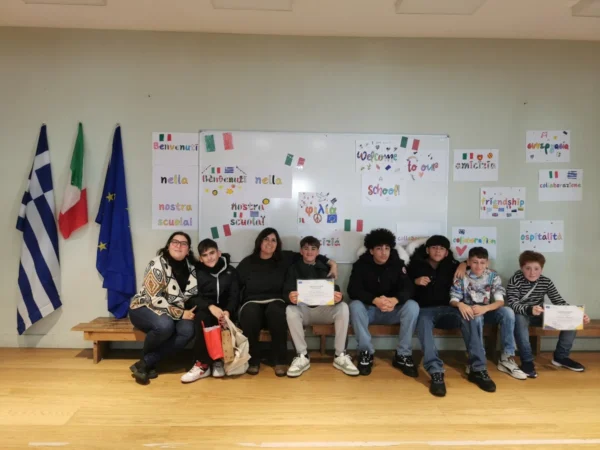 Φιλοξενία μαθητών και εκπαιδευτικών από την Ιταλία στο Δημοτικό Σχολείο Νέου Σουλίου