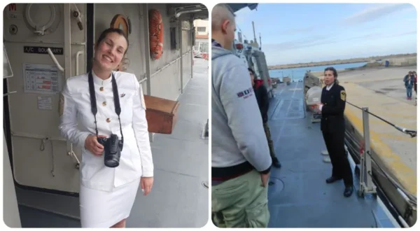 Στο πλήρωμα της φρεγάτας Belharra ΚΙΜΩΝ η Σερραία Αρχικελευστής Ευθυμία - Ηρώ Πολατίδου