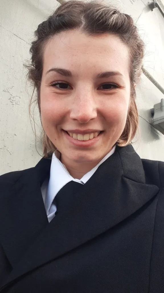 Στο πλήρωμα της φρεγάτας Belharra ΚΙΜΩΝ η Σερραία Αρχικελευστής Ευθυμία - Ηρώ Πολατίδου