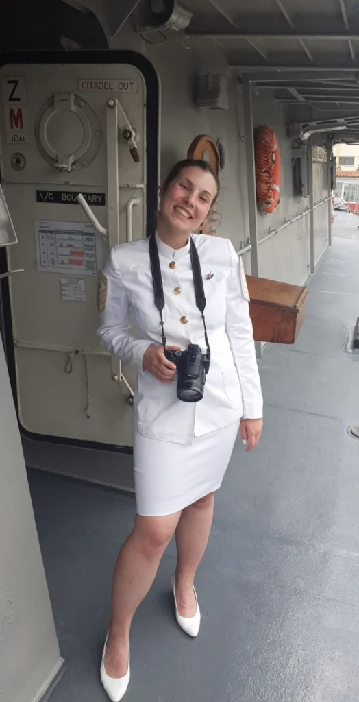 Στο πλήρωμα της φρεγάτας Belharra ΚΙΜΩΝ η Σερραία Αρχικελευστής Ευθυμία - Ηρώ Πολατίδου