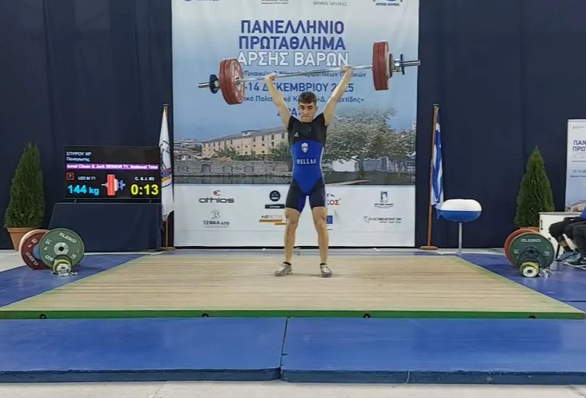 Η νέα γενιά της ελληνικής άρσης βαρών πέτυχε 16 πανελλήνια ρεκόρ