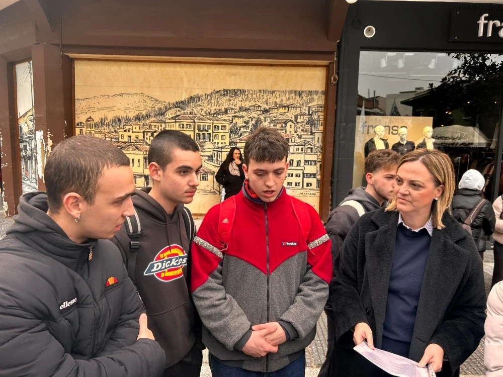 Συνάντηση της Δημάρχου Σερρών με τους μαθητές του Μουσικού Σχολείου-Παρέδωσαν ψήφισμα με τα αιτήματά τους