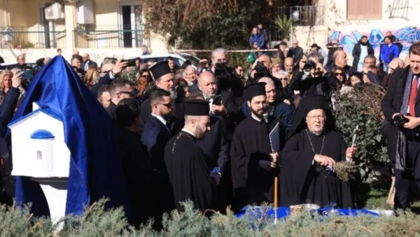 Πάρκο της Θεσσαλονίκης «βαφτίστηκε» σε «Ίμβρου και Τενέδου» παρουσία του Οικουμενικού Πατριάρχη