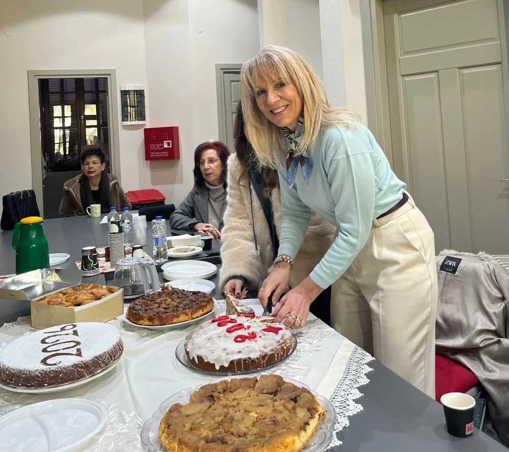 Κοπή βασιλόπιτας στο Μουσείο Σύγχρονης Τέχνης-Πινακοθήκη Κωνσταντίνος Ξενάκης