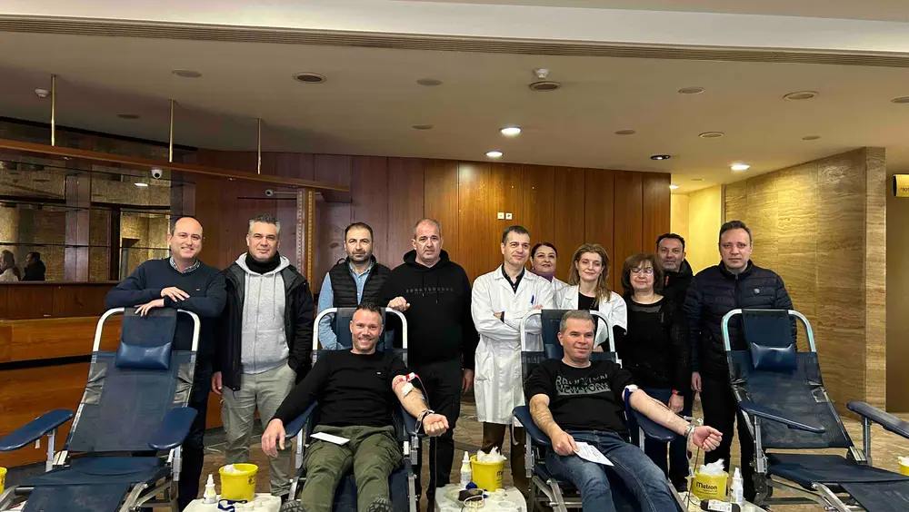 Σέρρες: Μεγάλη προσέλευση στην εθελοντική αιμοδοσία της Ένωσης Αστυνομικών Υπαλλήλων - Συγκεντρώθηκαν 30 φιάλες αίμα -video