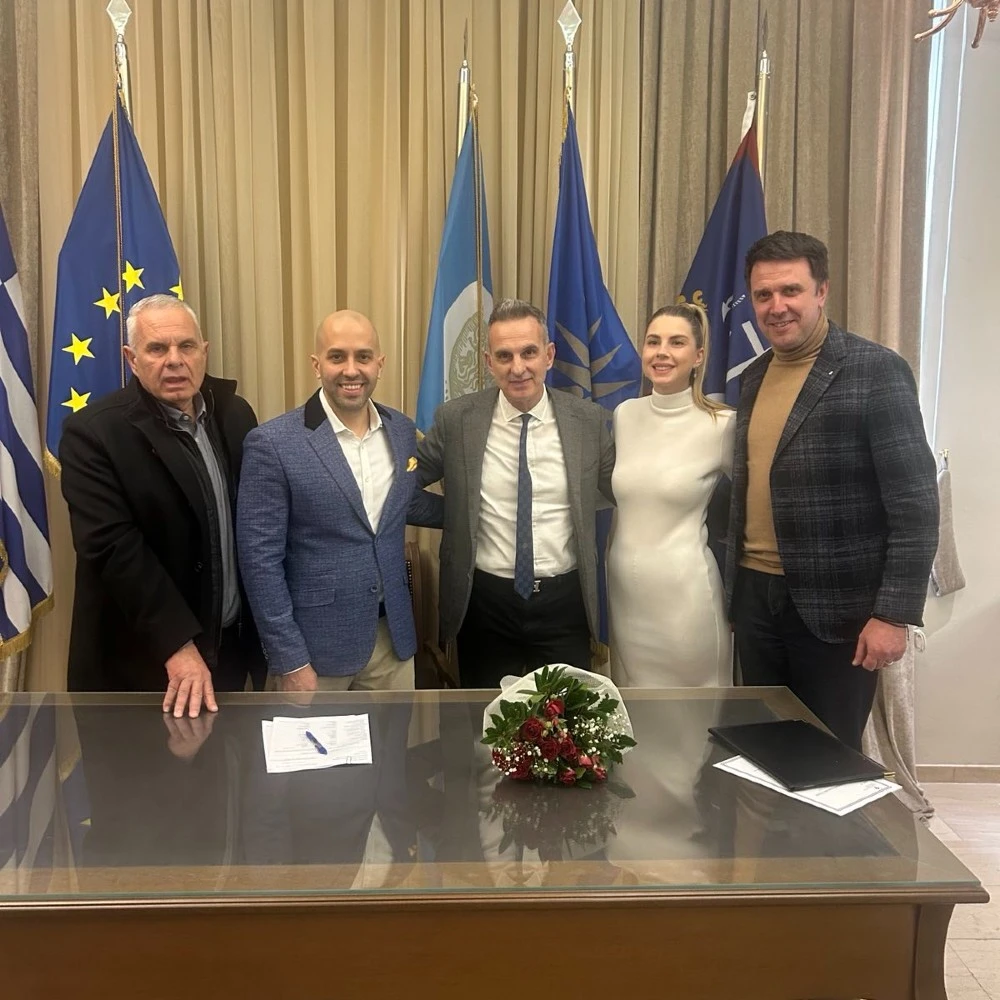 Σέρρες: Ο γάμος του Γιώργου Νάστου με την Μαρία Κούρτη